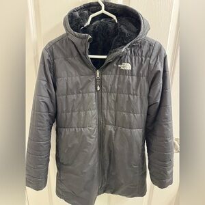 The North Face Charcoal Quilted Jacket